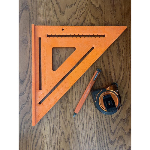 Swanson T0701  The Big 12" Speedlite Square Hi-Viz Orange Image 2
