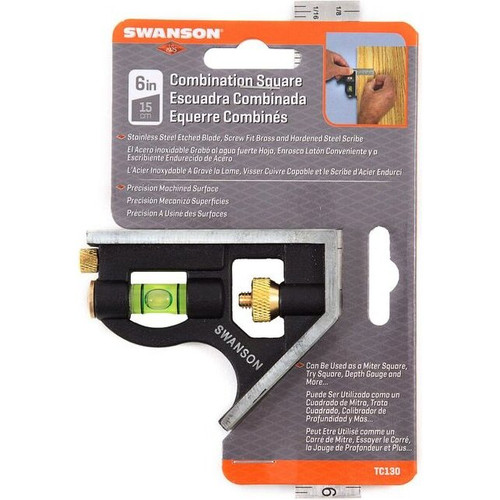 Swanson TC130  6" Pocket Combination Square Image 2
