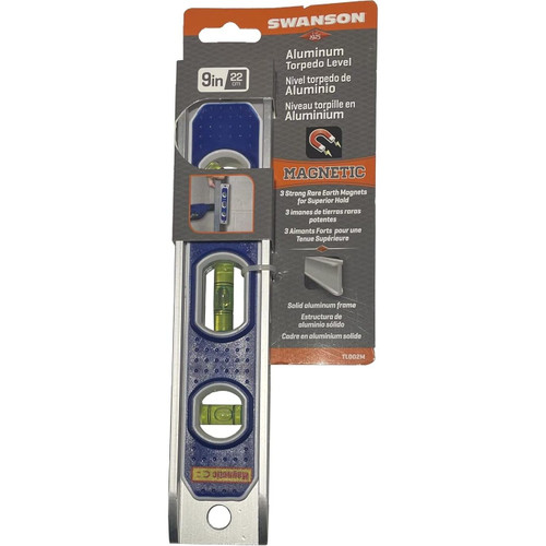 Swanson TL002M  Magnetic Extruded Aluminum Torpedo Level Image 3