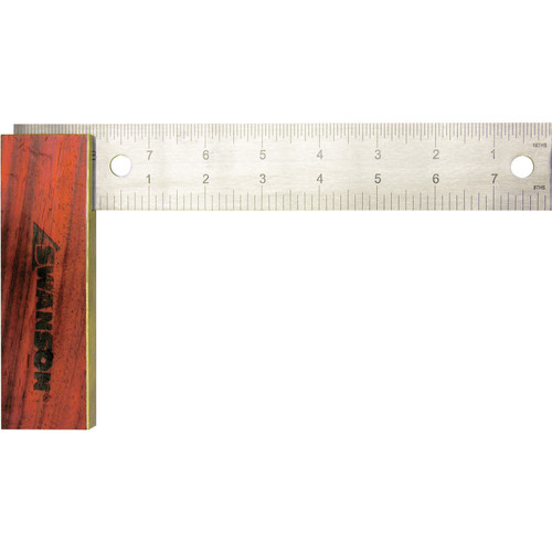 Swanson TS152  8" Try Square with Hardwood Handle Image 0