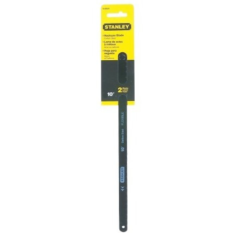 Stanley 15-908A  10" x 18 TPI HCS Hacksaw Blades 2 per Package Image 0