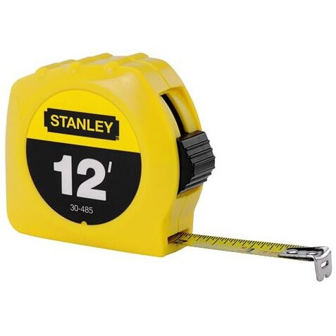 Stanley 30-485  12' x 1/2" High-Visibility Tape Measure - Yellow Image 0