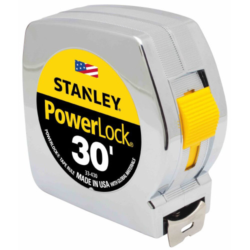 Stanley 33-430  30' x 1" PowerLock Classic Tape Measure Image 2 Stanley 33-430  30' x 1" PowerLock Classic Tape Measure Image 2