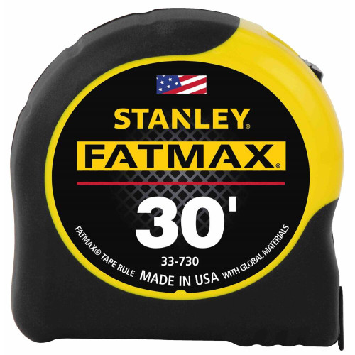 Stanley 33-730  30' x 1-1/4" FatMax Tape Measure with Blade Armor Coating Image 0