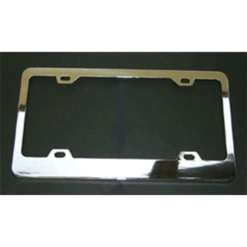 American Chrome 20040  Fat Bottom Style Chrome License Plate Frame Image 0