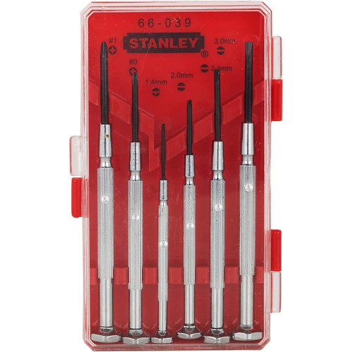 Stanley 66-039  6-Piece Jewelers Precision Screwdriver Set Image 0