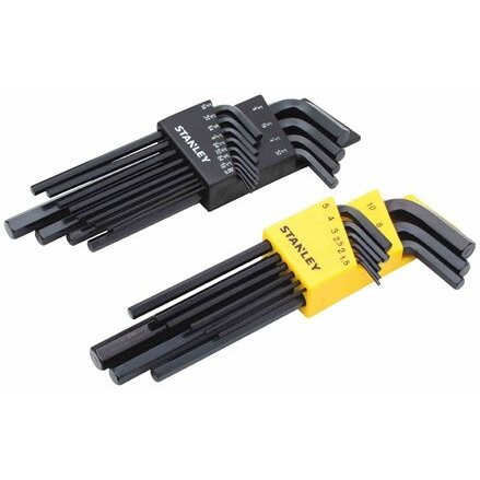 Stanley 85-753  Hex Key Set 22-Pcs Long Arm Image 0