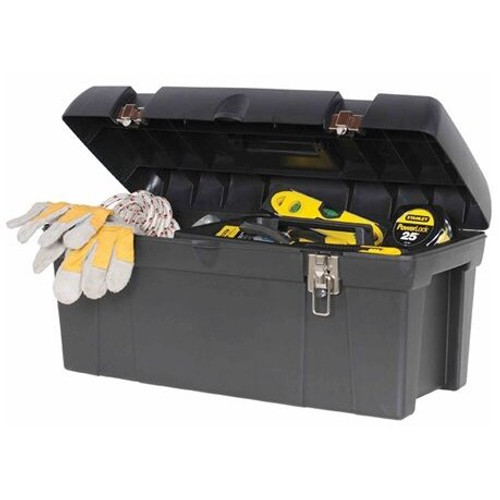 Stanley STST24113  Tool Box 24" Metal Latch with Tote Tray Image 0