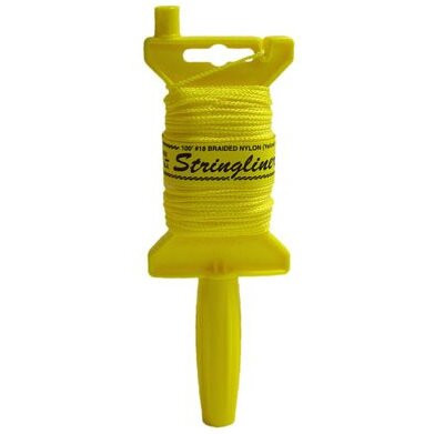 Stringliner 11150  Original Stringliner Holder with 100' Braided Yellow #18 Construction Line Image 0
