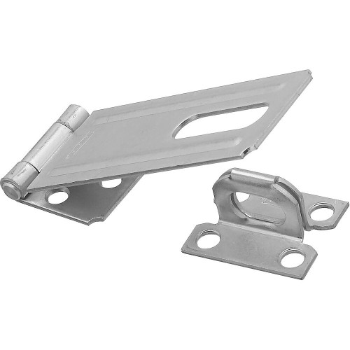 National N102-384  Safety Hasp 4-1/2" - Zinc Plated (V30) Image 0