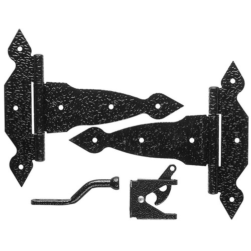 National N109-013  Spear Décor Gate Kit 8" - Black (V8412) Image 0