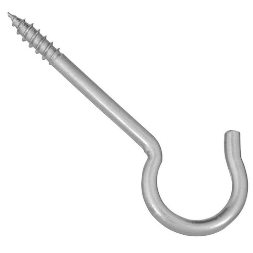 National N120-816  #6 Ceiling Hooks 3-3/8" - Zinc Plated - 3 per Package (V2040) Image 0