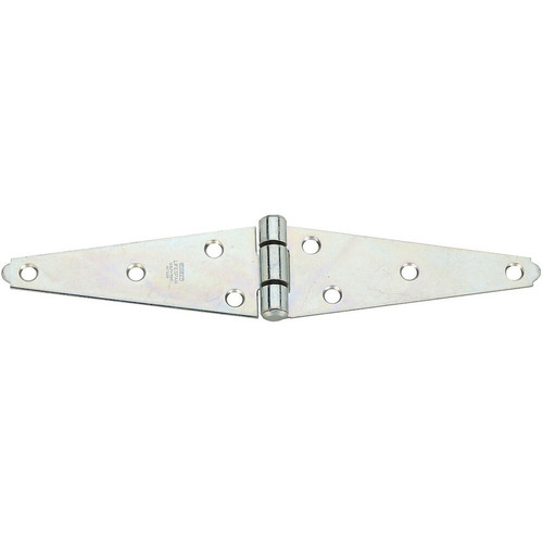 National N128-017  Heavy Duty 5" Strap Hinge - Zinc Plated (282BC) Image 0
