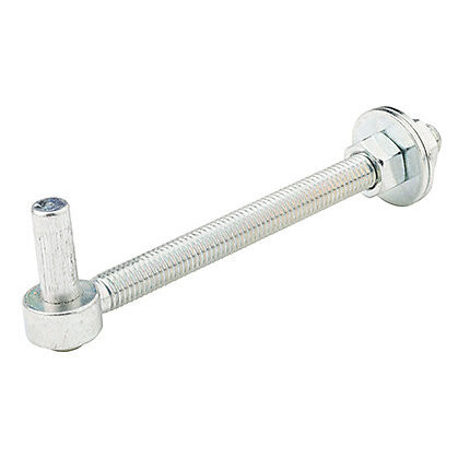 National N130-559  Gate Bolt Hook 1/2" x 6" - Zinc Plated (293BC) Image 0