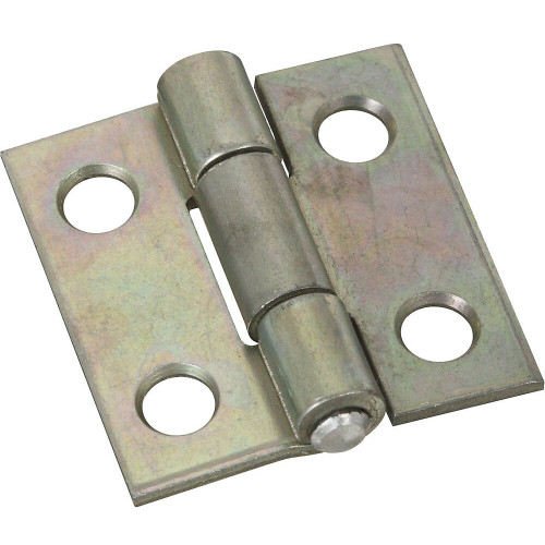 National N145-920  Non-Removable 1" Pin Hinge - Zinc Plated - 2 per Package (V518) Image 0