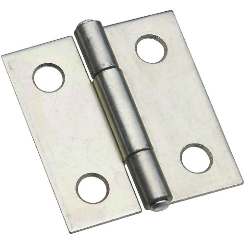 National N146-043  Non-Removable 1-1/2" Pin Hinge - Zinc Plated - 2 per Package (V518) Image 0