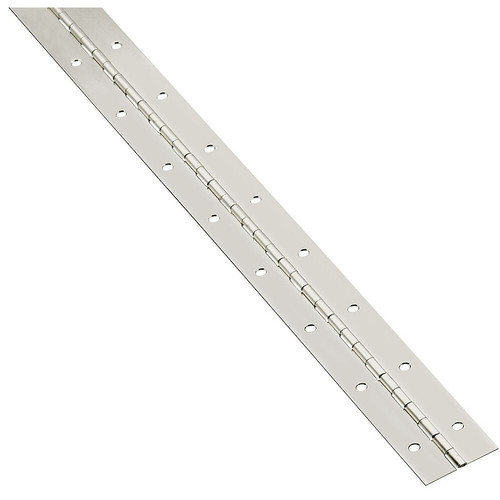 National N148-171  Continuous Hinge 1-1/2" x 30" - Nickel (V570) Image 0