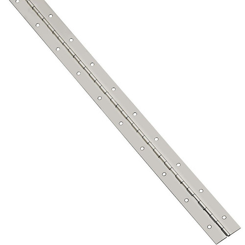 National N148-221  Continuous Hinge 1-1/16" x 30" - Nickel (V570) Image 0