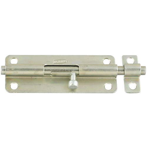 National  N151-738  Barrel Bolt 5" - Zinc Plated (V834) Image 0 National  N151-738  Barrel Bolt 5" - Zinc Plated (V834) Image 0