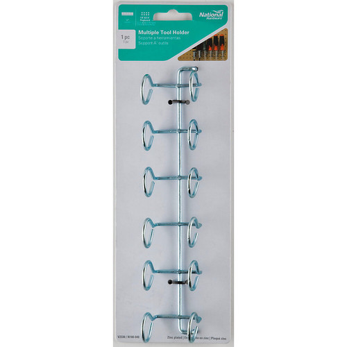 National N180-040  Multiple Tool Holder for Pegboard - 6 Slots (V2330) Image 1