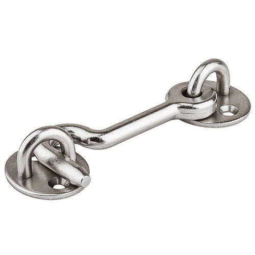 National  N187-036  Privacy 4" Hook - Satin Nickel (V1020) Image 0 National  N187-036  Privacy 4" Hook - Satin Nickel (V1020) Image 0