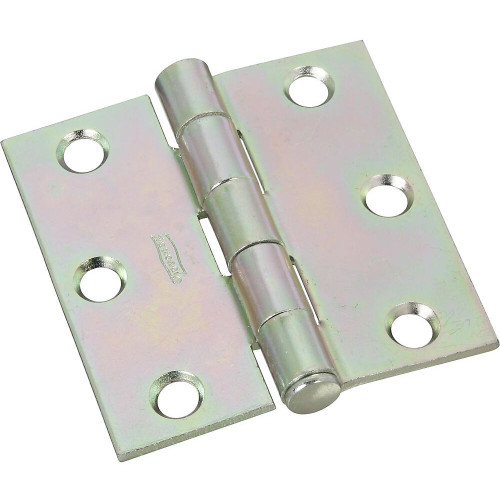 National N195-644  Removable Pin 2-1/2" Broad Hinge - Zinc Plated - 2 per Package (V504) Image 0