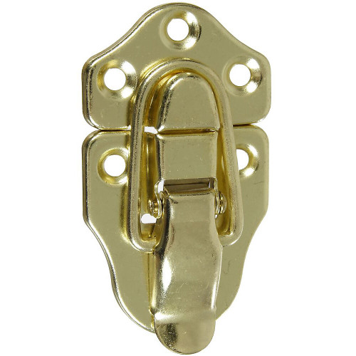 National  N208-595  Chest Draw Catch - Brass - 2 per Package (V1848) Image 0 National  N208-595  Chest Draw Catch - Brass - 2 per Package (V1848) Image 0