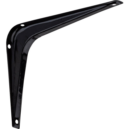 National  N218-911  Utility  5" x 6" Shelf Bracket - Black (211BC)  Image 0 National  N218-911  Utility  5" x 6" Shelf Bracket - Black (211BC)  Image 0