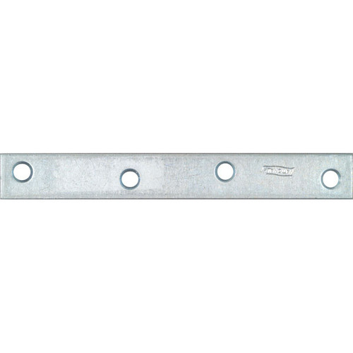 National N220-285  6" x 3/4" Mending Plate - Zinc Plated Image 0