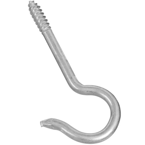 National N220-491  #2 x 4-7/16" Ceiling Hook - Zinc Plated (2040BC) Image 0