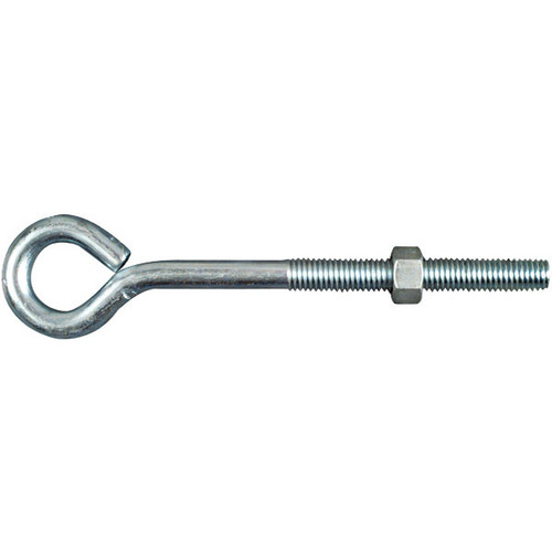 National N221-325  1/2" x 8" Eye Bolt with Nut - Zinc Plated Image 0