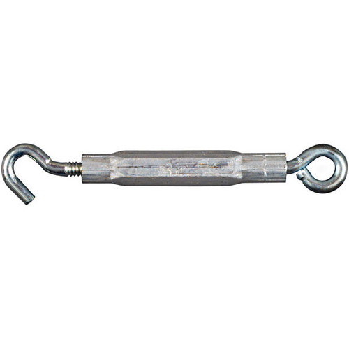 National N221-879  5/16" x 9" Eye with Hook Turnbuckle - Zinc Plated Image 0