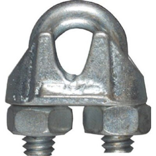 National  N248-286  3/16" Wire Cable Clamp - Zinc Plated Image 1 National  N248-286  3/16" Wire Cable Clamp - Zinc Plated Image 1