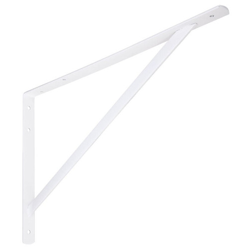 National  N260-604  20" Super Strength Shelf Bracket - White (111BC) Image 0 National  N260-604  20" Super Strength Shelf Bracket - White (111BC) Image 0