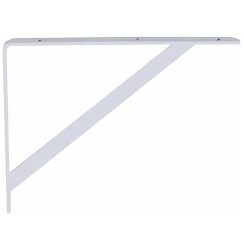 National  N260-604  20" Super Strength Shelf Bracket - White (111BC) Image 1 National  N260-604  20" Super Strength Shelf Bracket - White (111BC) Image 1