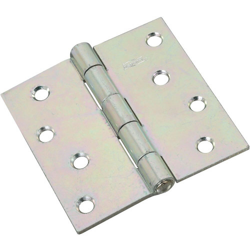 National  N261-669  Non-Removable Pin 4" Hinge - Zinc Plated (V505) Image 0 National  N261-669  Non-Removable Pin 4" Hinge - Zinc Plated (V505) Image 0