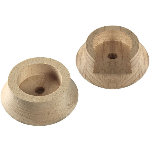 National  N262-972  Natural Wood Pole Socket Set 1-3/8" (DPB103) Image 0 National  N262-972  Natural Wood Pole Socket Set 1-3/8" (DPB103) Image 0