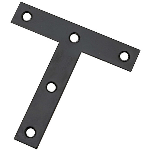 National  N266-470  4" x 4" T-Plate - Black (116BC) Image 0 National  N266-470  4" x 4" T-Plate - Black (116BC) Image 0