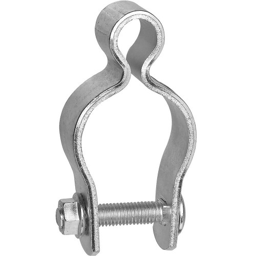 National N275-487  1-5/8" Pipe Gate Hinge - Zinc Plated (299BC) Image 0
