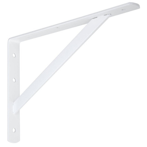 National  N301-630   12" Super Strenth Shelf Bracket - White (111BC) Image 0