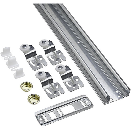 National  N343-111  48" By-Pass Door Kit - Galvanized (771D) Image 0 National  N343-111  48" By-Pass Door Kit - Galvanized (771D) Image 0