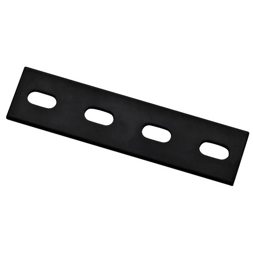 National  N351-455  6" x 1.5" x 1/8" Mending Plate - Black Image 0