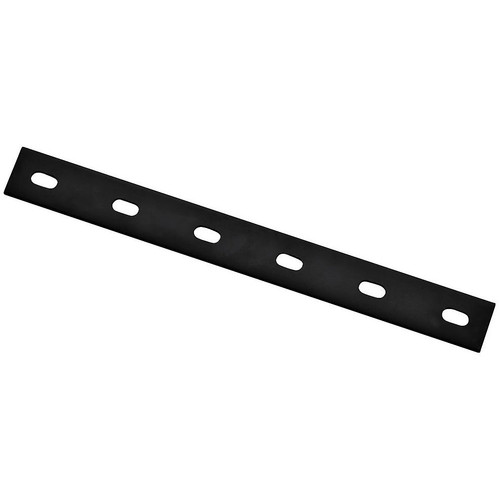 National N351-457  14"X 1.5" x 1/8" Mending Plate - Black  Image 0