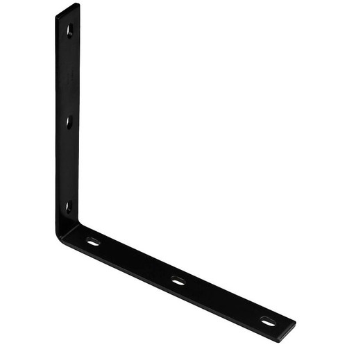 National N351-469  12.25" x 1.5" x 1/4" Corner Brace - Black Image 0