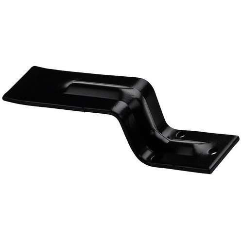 National N351-503  6.3" x 1.5" Open Bar Holder For 2 x 4 - Black (15BC) Image 0