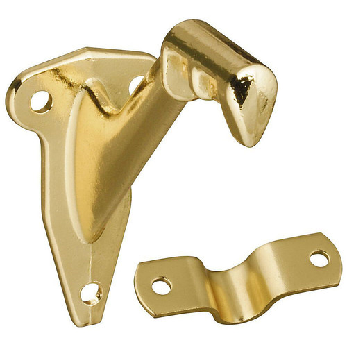 National N830-131  Handrail Bracket - Polished Brass (SPB1420) Image 0