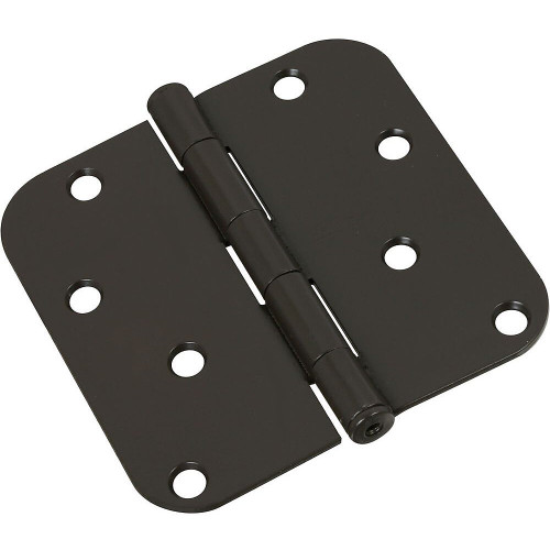 National N830-198  4" Round Corner Door Hinge - Oil Rubbed Bronze (SPB512R5/8) Image 0