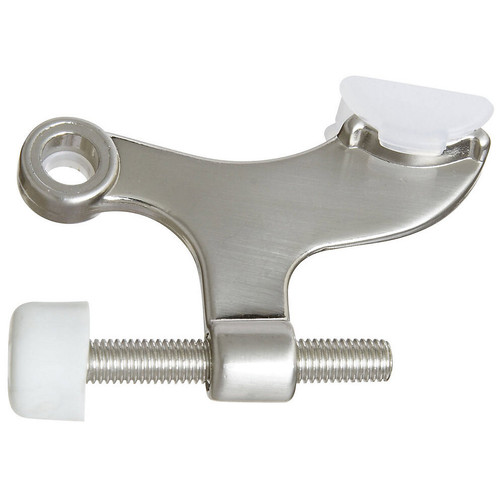 National N830-255  Hinge Pin Door Stop - Satin Nickel (SBP227) Image 0