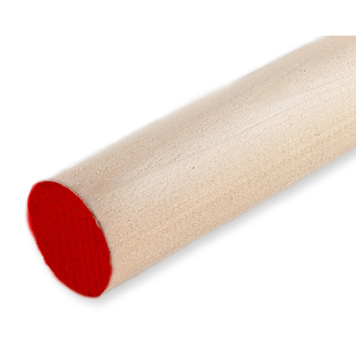 Cindoco R3448  3/4" x 48" Hardwood Dowel Color Coded Red Image 0
