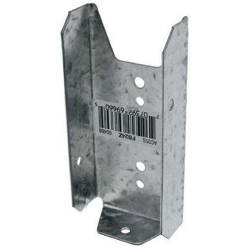 Simpson Strong Tie FB24Z  2x4 Fence Bracket 20 gauge Z-Max Finish Image 0